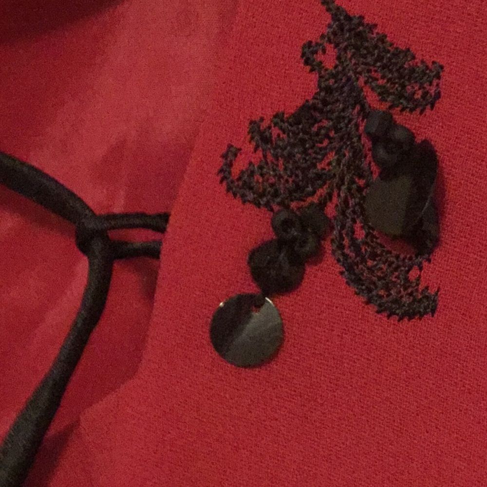 Cinq a Sept Embroidered Lace-Up Back Dress - Picture 11 of 13